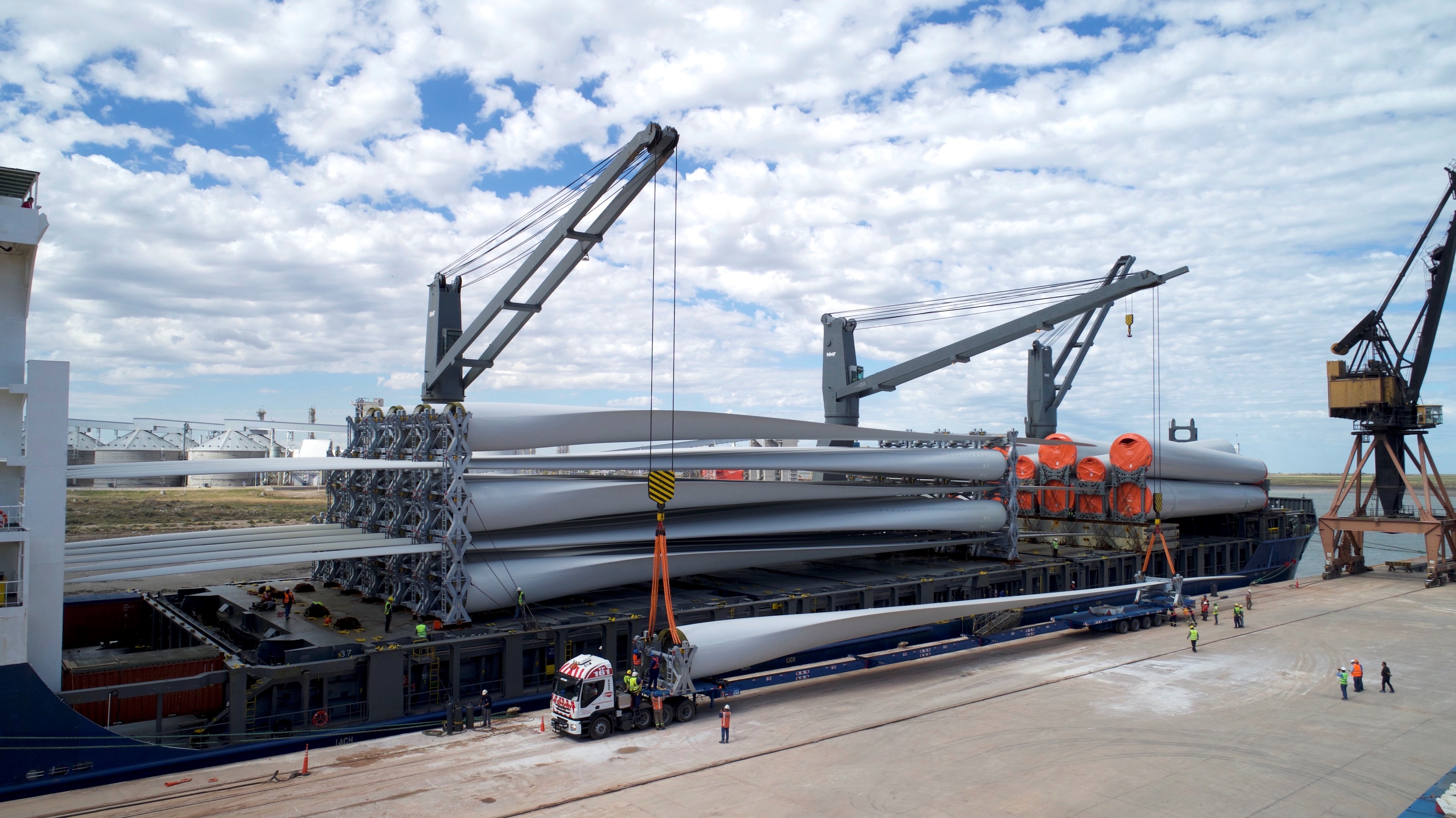 Avanzan las obras de construcción del Parque Eólico Los Teros de YPF Luz